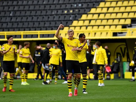 Me entró una basurita al ojo: El Borussia saluda a la galería vacía