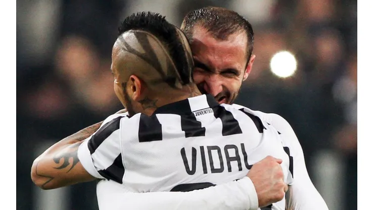 Chiellini y Vidal fueron compañeros por cuatro años en la Juventus