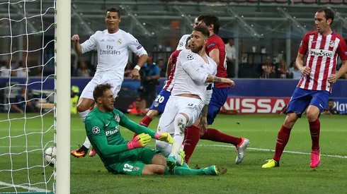 Sergio Ramos marcó en offside