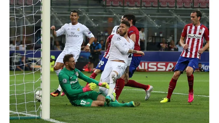 Sergio Ramos marcó en offside