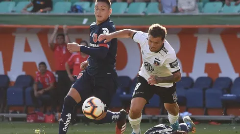 Colo Colo y la U en la final de la polémica Copa Chile 2019.