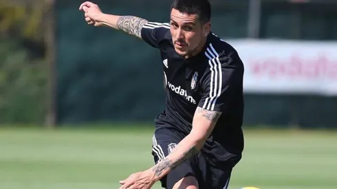 Enzo Roco entrenando en Besiktas