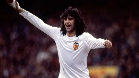 Mario Kempes en su época dorada en el Valencia