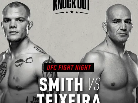 Smith vs Teixeira es el plato fuerte del UFC Fight Night de este miércoles