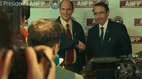 Andrés Parra como Sergio Jadue en "El Presidente", de Amazon Prime.