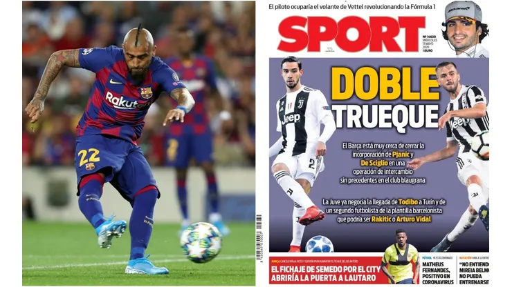 Arturo Vidal es uno de los jugadores más apetecidos del Barcelona en el mercado