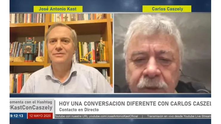 Caszely conversó con Kast.