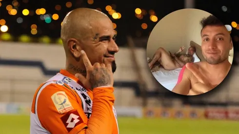 Jorge Acuña y su foto desnudo con Larry Valenzuela