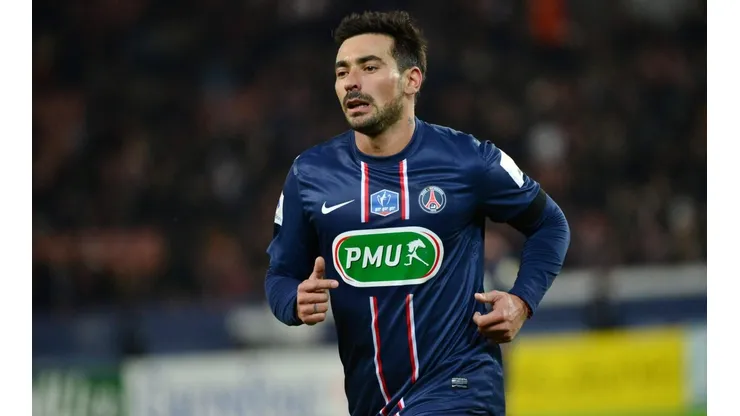 Ezequiel Lavezzi en su época en el PSG