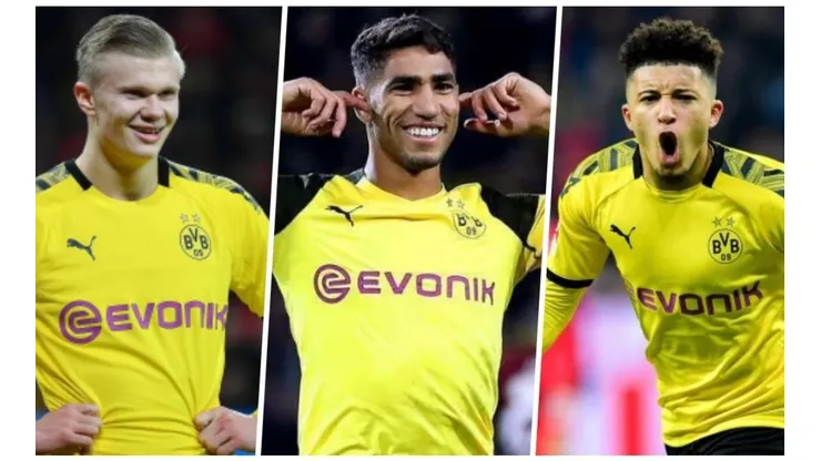 Haaland, Hakimi y Sancho son seguidos por varios clubes de Europa.