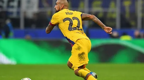 Vidal jugando por Barcelona
