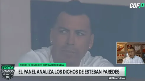 esteban Paredes volvió al centro de la noticia luego de sus dichos contra Mayne Nicholls