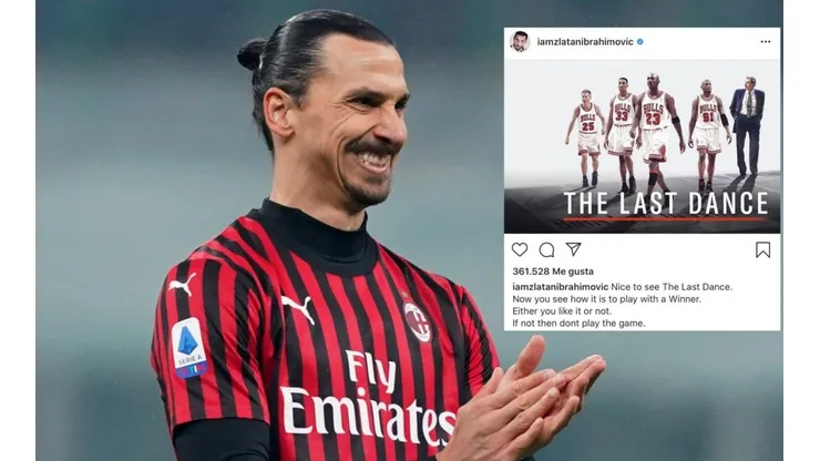 Zlatan Ibrahimovic en su última temporada en el Milan
