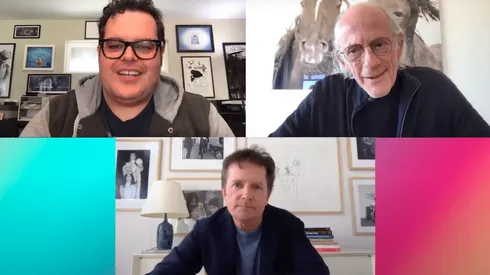 Michael J. Fox y Christopher Lloyd se reencontraron con otros miembros de l