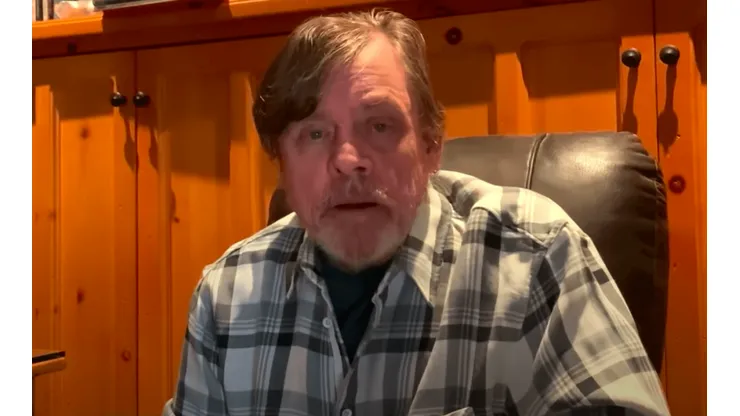 Mark Hamill envió las emotivas palabras a los fanáticos de "Star Wars", desde su casa.