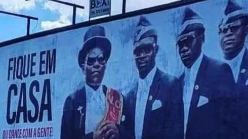 Publicidad en Portugal basada en los bailarines de ataúd