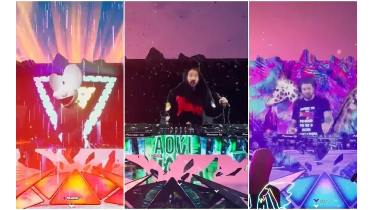 ¡Mira el concierto de deadmau5, Dillon Francis y Steve Aoki en Fortnite!