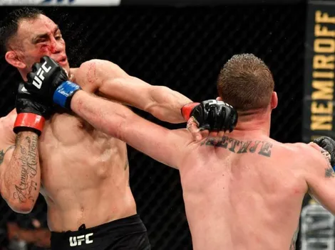 Irreconocible: así quedó la cara de Tony Ferguson tras caer ante Justin Gaethje