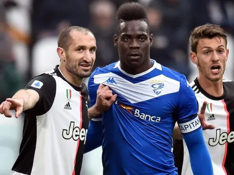 Giorgio Chiellini hace añicos a Mario Balotelli y Felipe Melo