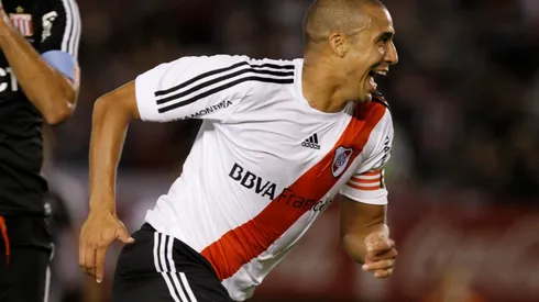 David Trezeguet con la camiseta de River Plate en 2013