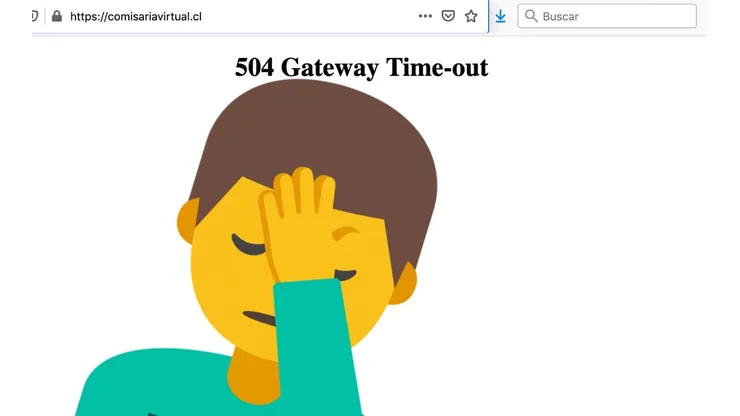 Siguen los problemas en la Comisaría Virtual.