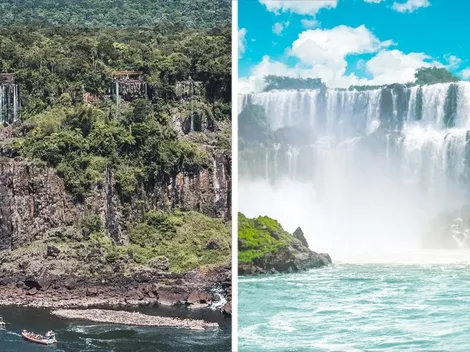Terribles imágenes: Las Cataratas del Iguazú se están secando