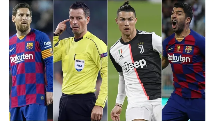 Clattenburg revela detalles de su experiencia pitando a Lio, Cristiano y Suárez.