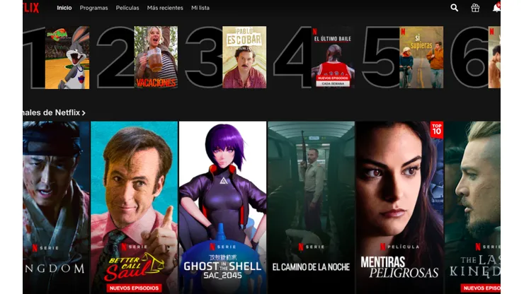 Netflix todos los meses tiene estrenos propios y externos.