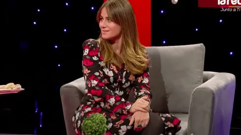 Amaya Forch y su coqueto intercambio con Eduardo Fuentes, en medio de "Mentiras Verdaderas".