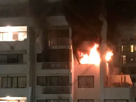 Incendio en Las Condes provoca la muerte de una persona