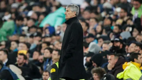 Quique Setién respondió con todo a las declaraciones de Courtois sobre el final de La Liga