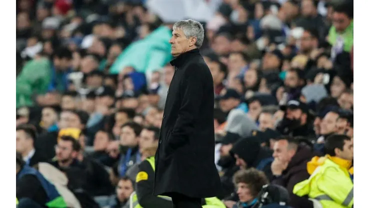 Quique Setién respondió con todo a las declaraciones de Courtois sobre el final de La Liga