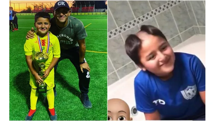 Chupete rapa a su hijo