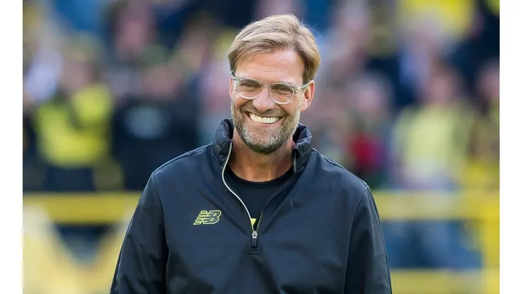 Jürgen Klopp en la banca del Borussia Dortmund