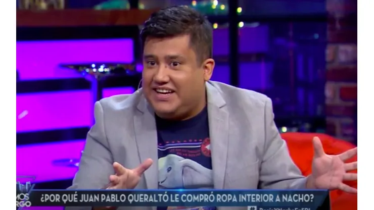 Nacho Pop estuvo esta semana en el programa de Canal 13.