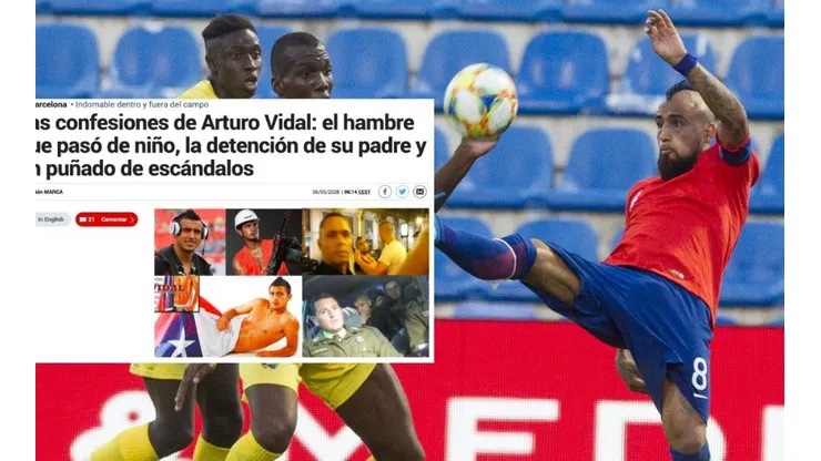 Diario Marca realizó un polémico repaso por la vida de Arturo Vidal