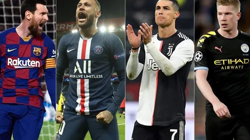 Selección del mundo contra Europa.