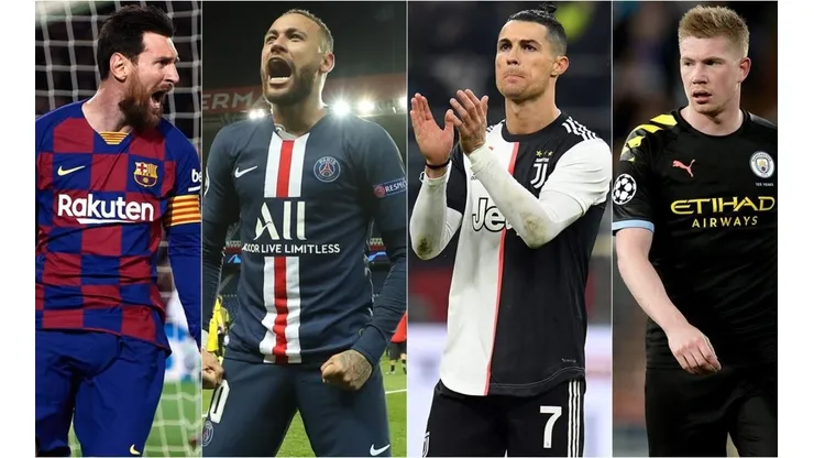 Selección del mundo contra Europa.