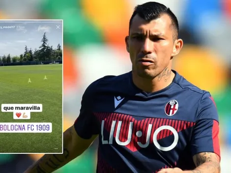 "Qué maravilla": la felicidad de Gary Medel por volver a los entrenamientos con el Bologna