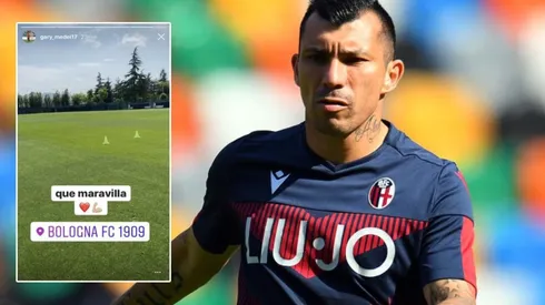 Gary Medel volvió a entrenar con el Bologna tras parón por el coronavirus
