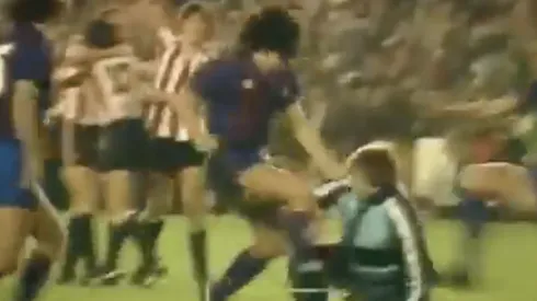 El último partido de Maradona en el Barça