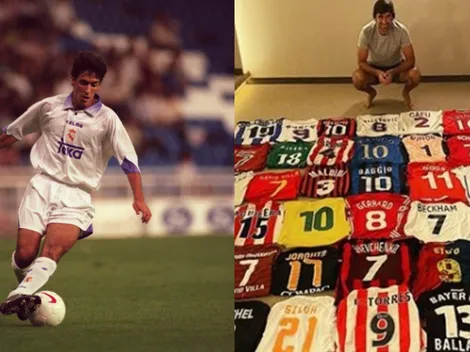 ¡Sacando pica! Raúl muestra su extraordinaria colección de camisetas