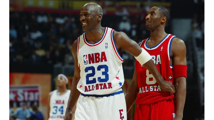 Jordan y Bryant, en el All Star Game de 1998