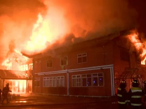 Incendio destroza hogar de menores Catalina Keim de Osorno