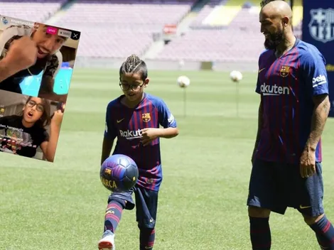 Vidal juega con su hijo Alonso y muestra su lado más hachero en FIFA 20