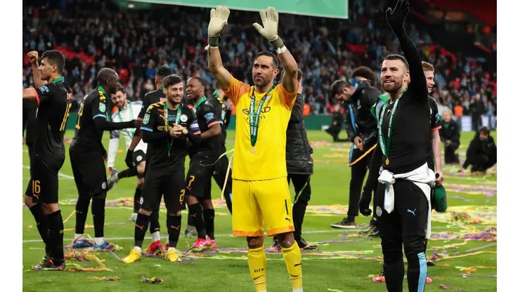 Claudio Bravo en el Manchester City
