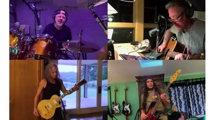 Metallica estrena nueva versión de "Blackened" durante cuarentena por coronavirus