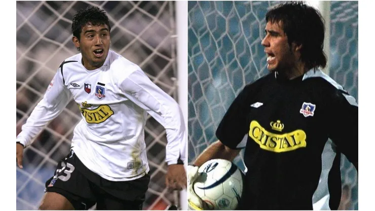 Vidal y Bravo en sus inicios en Colo Colo