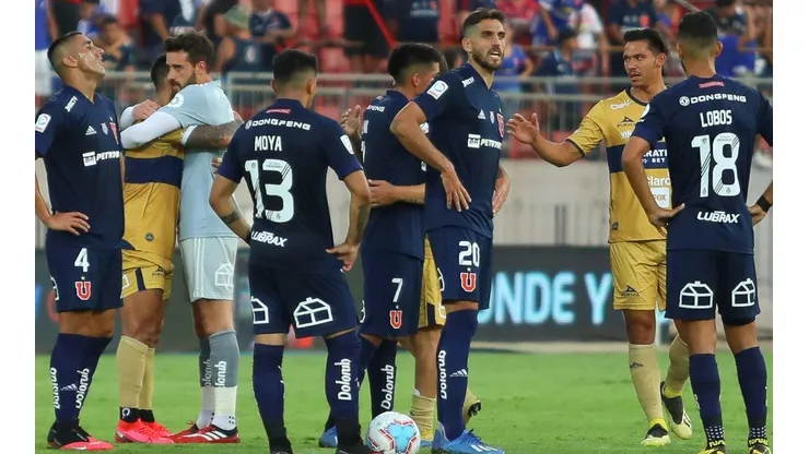 Universidad de Chile y Everton en partido del Torneo Nacional