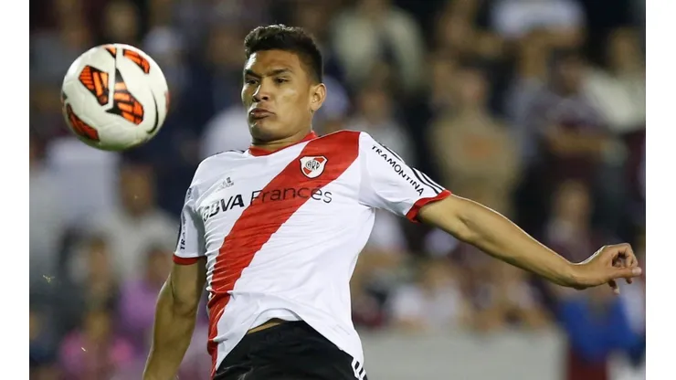 Teófilo Gutiérrez en sus años de gloria en River Plate.